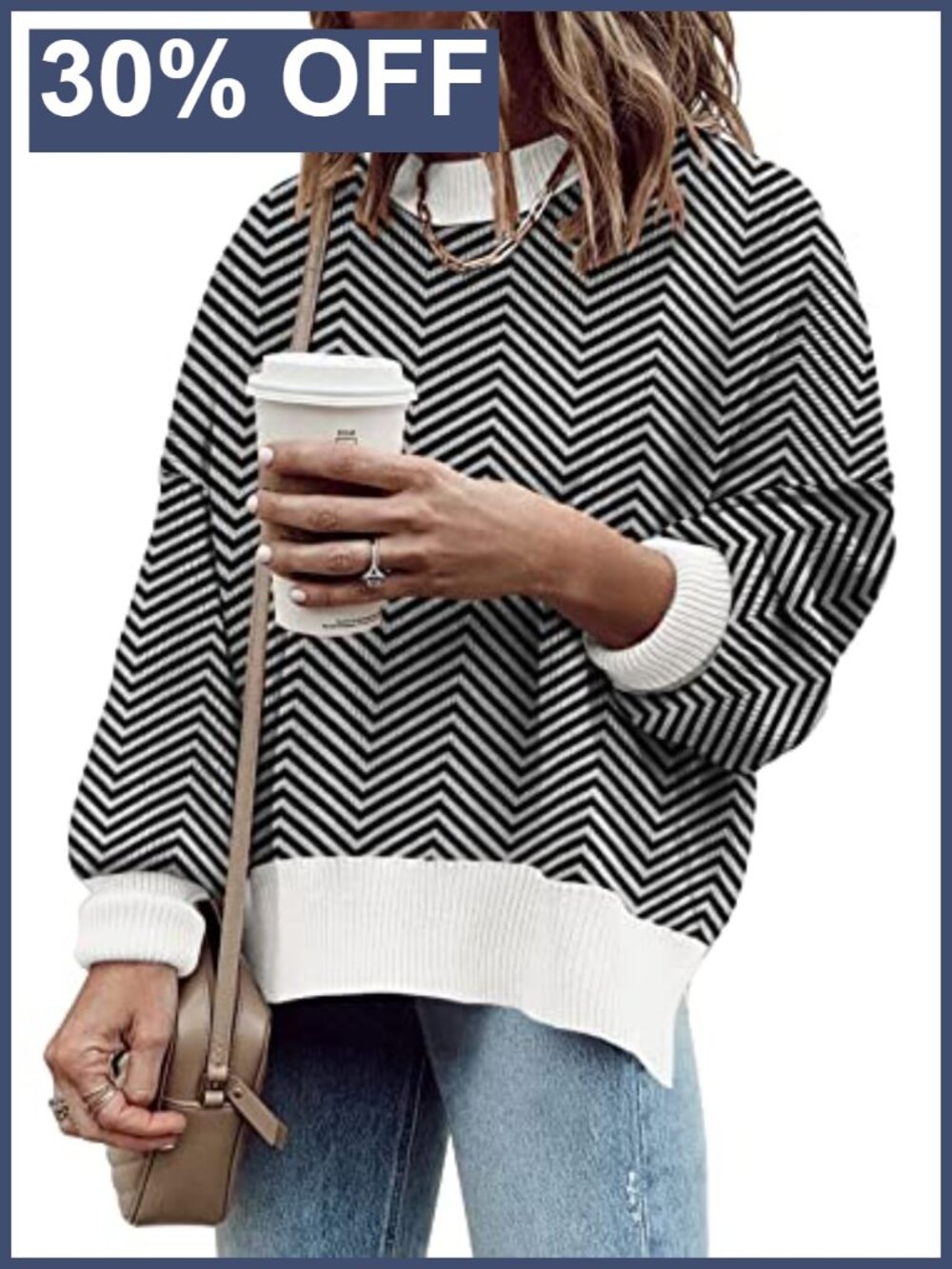 Women's Oversized Viscose Nylon Turtleneck Batwing Sweater